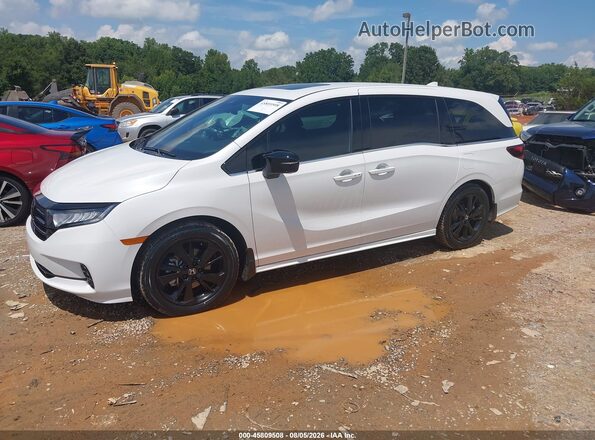5FNRL6H98PB047194 2023 HONDA ODYSSEY White წინა მარცხენა ხედი სამი მეოთხედიდან