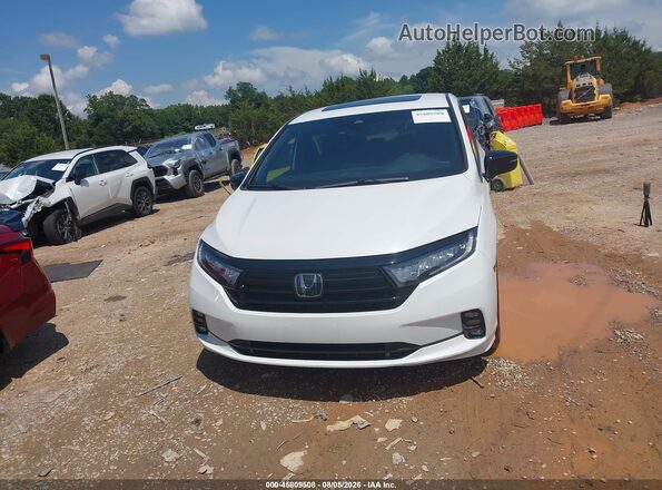 5FNRL6H98PB047194 2023 HONDA ODYSSEY White ხელსაწყოთა პანელის ხედი