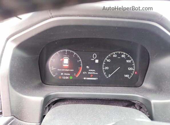 5FNRL6H99SB035290 2025 HONDA ODYSSEY Gray Instrument cluster view