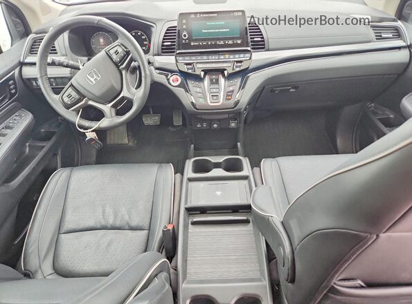 5FNRL6H99SB035290 2025 HONDA ODYSSEY Gray Dashboard view
