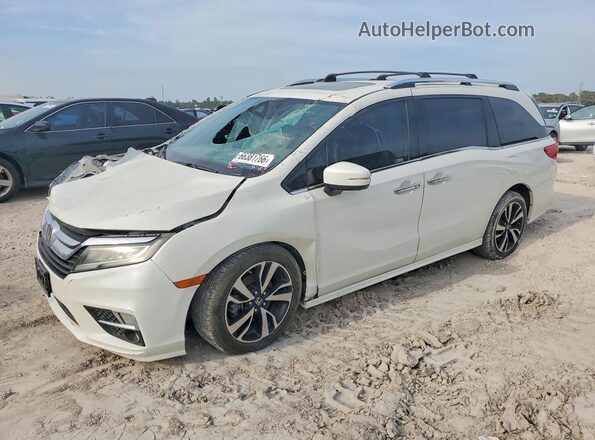 5FNRL6H9XJB065266 2018 HONDA ODYSSEY Белый Задняя левая четверть