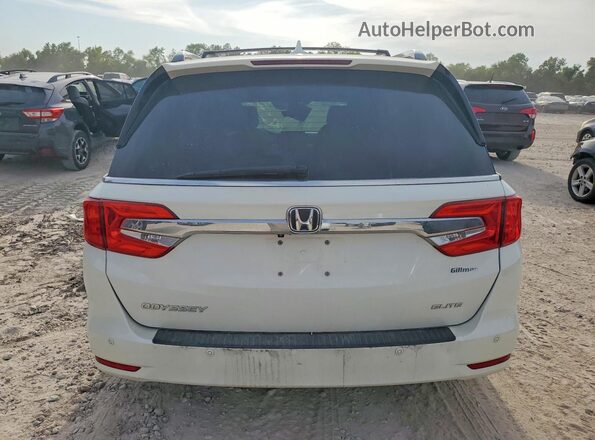 5FNRL6H9XJB065266 2018 HONDA ODYSSEY Белый Вид задних сидений