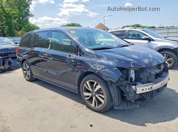 5FNRL6H9XJB104924 2018 HONDA ODYSSEY Black Delantero derecho