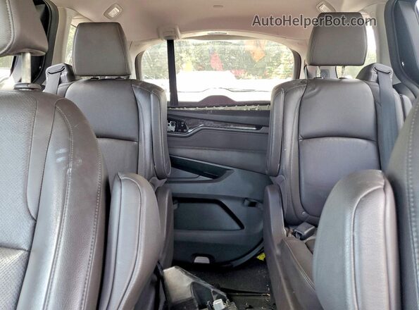 5FNRL6H9XJB104924 2018 HONDA ODYSSEY Black Vista de los asientos traseros