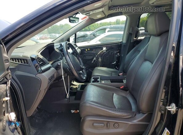 5FNRL6H9XJB104924 2018 HONDA ODYSSEY Black Vista interior delantera