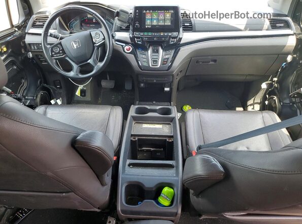 5FNRL6H9XJB104924 2018 HONDA ODYSSEY Black Vista del salpicadero