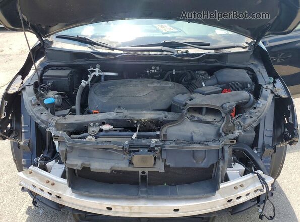 5FNRL6H9XJB104924 2018 HONDA ODYSSEY Black Vista del compartimento del motor