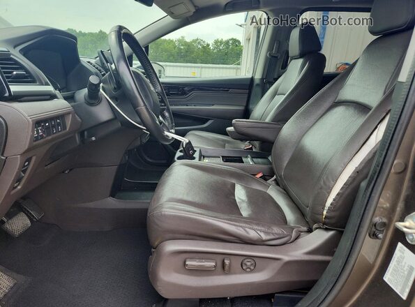 5FNRL6H9XLB008374 2020 HONDA ODYSSEY Gray Widok wnętrza z przodu