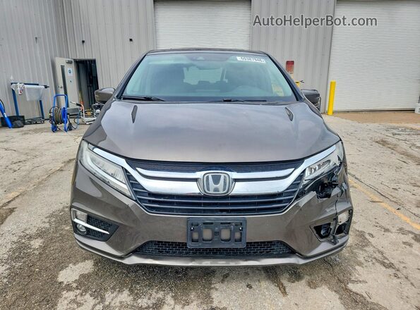 5FNRL6H9XLB008374 2020 HONDA ODYSSEY Gray Widok z przodu