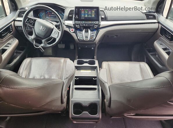 5FNRL6H9XLB008374 2020 HONDA ODYSSEY Gray Widok deski rozdzielczej