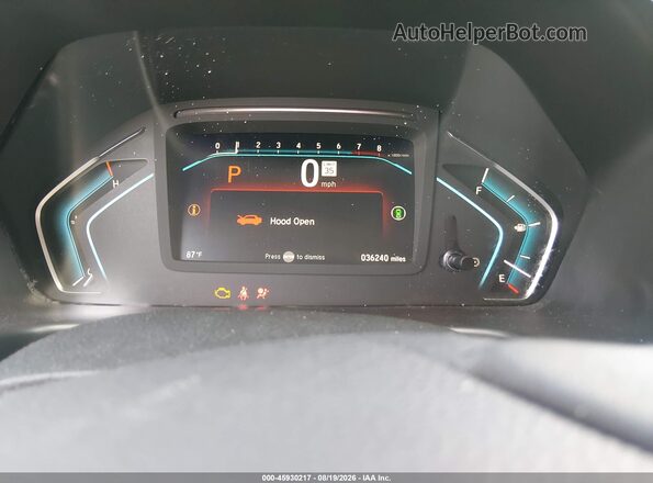 5FNRL6H9XNB051602 2022 HONDA ODYSSEY Black Widok tylnych siedzeń
