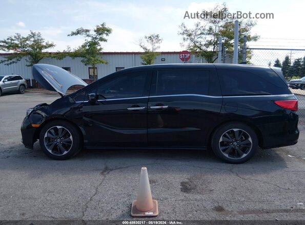 5FNRL6H9XNB051602 2022 HONDA ODYSSEY Black Widok wnętrza 360 stopni