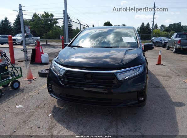 5FNRL6H9XNB051602 2022 HONDA ODYSSEY Black Widok zestawu wskaźników