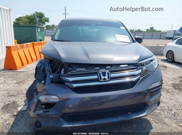 5FNYF5H15JB021490 2018 HONDA PILOT Серый Вид задней части салона