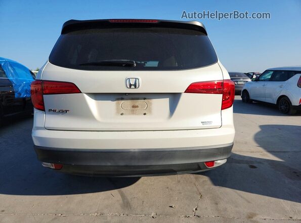 5FNYF5H16JB010773 2018 HONDA PILOT White Вид ззаду