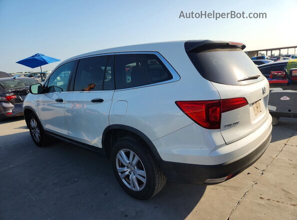 5FNYF5H16JB010773 2018 HONDA PILOT White Задня ліва чверть