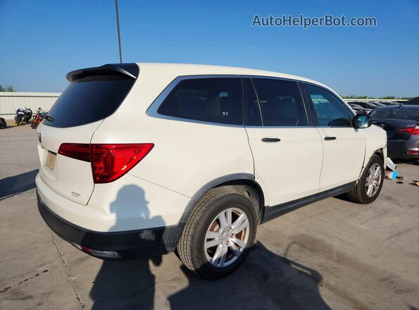 5FNYF5H16JB010773 2018 HONDA PILOT White Задня права чверть