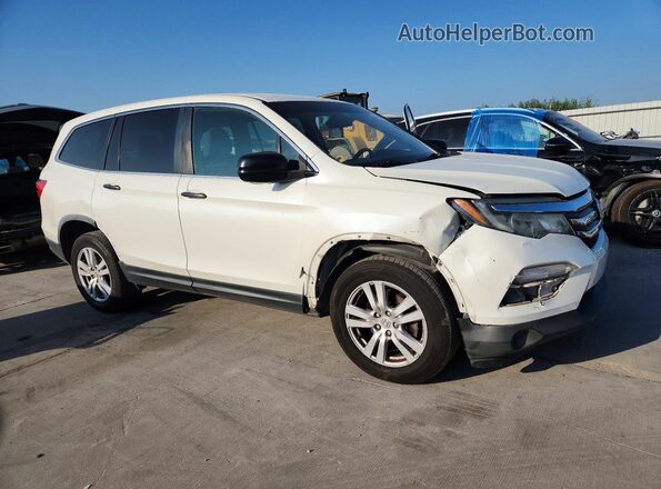 5FNYF5H16JB010773 2018 HONDA PILOT White Передня права чверть