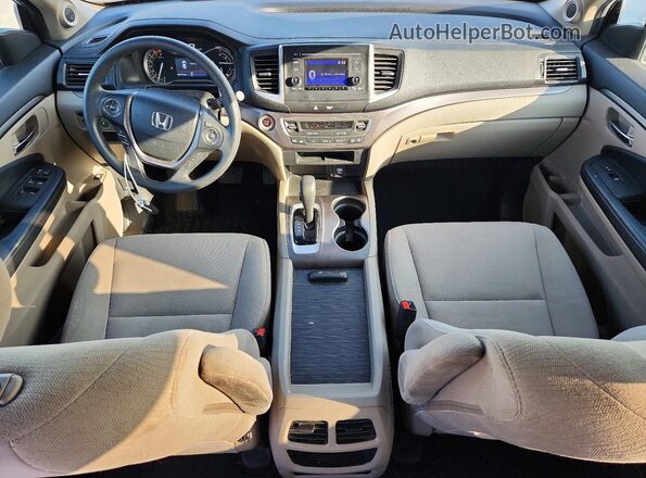 5FNYF5H16JB010773 2018 HONDA PILOT White Вид панелі приладів