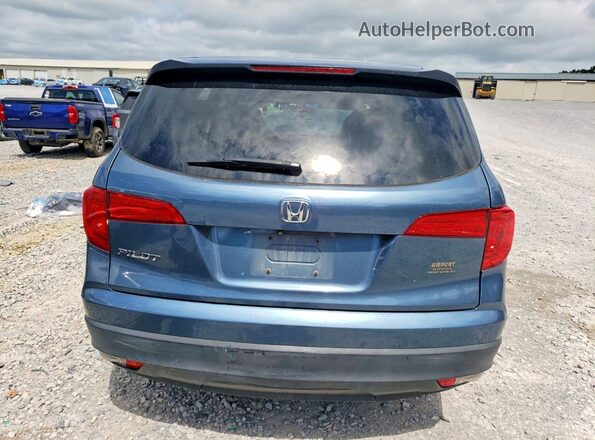 5FNYF5H17JB033074 2018 HONDA PILOT Blue Vista trasera