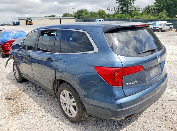5FNYF5H17JB033074 2018 HONDA PILOT Blue Trasero izquierdo
