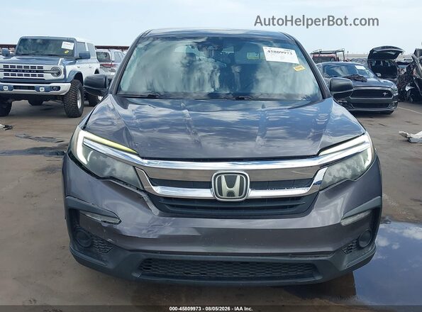5FNYF5H18KB016883 2019 HONDA PILOT Gray Widok zestawu wskaźników