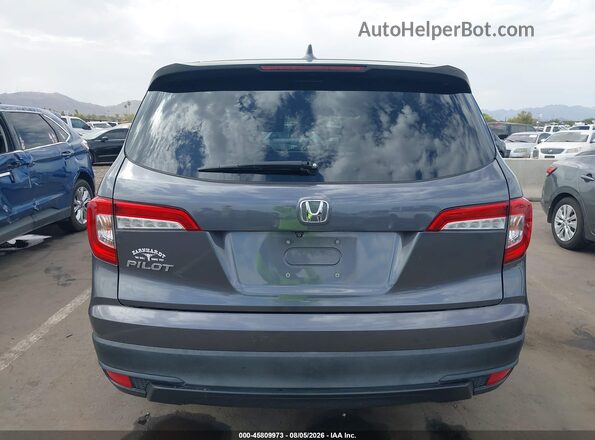 5FNYF5H18KB016883 2019 HONDA PILOT Gray 
