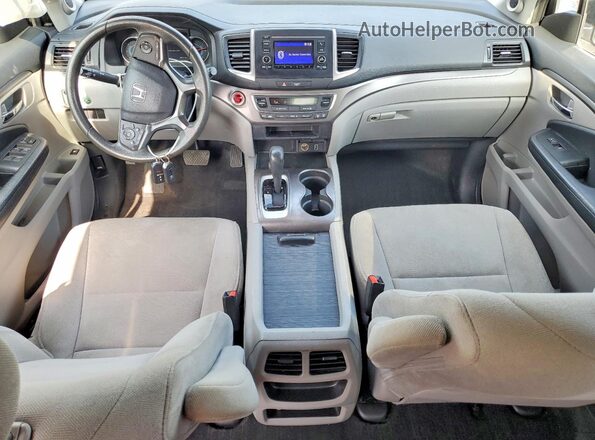 5FNYF5H19KB045499 2019 HONDA PILOT White Widok deski rozdzielczej