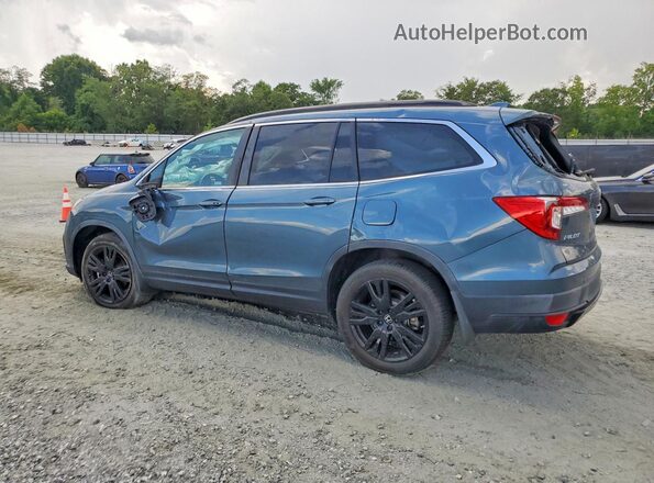 5FNYF5H20MB028974 2021 HONDA PILOT Blue Trasero izquierdo