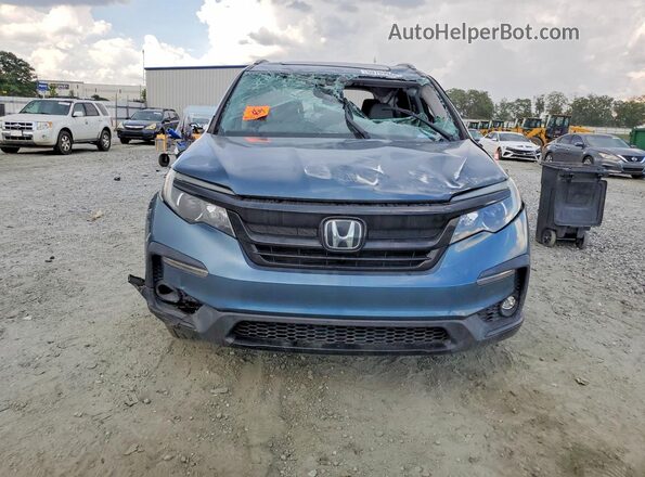 5FNYF5H20MB028974 2021 HONDA PILOT Blue Vista frontal
