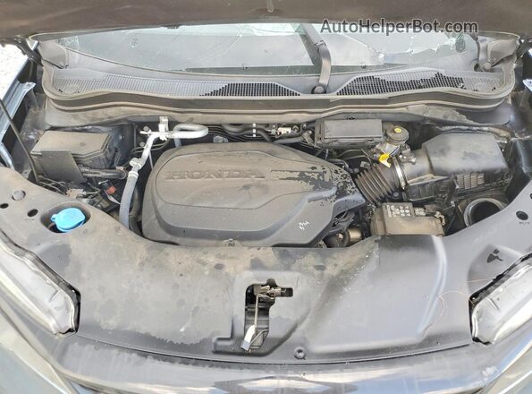 5FNYF5H20MB028974 2021 HONDA PILOT Blue Vista del compartimento del motor