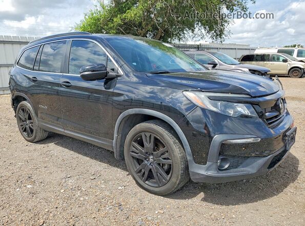 5FNYF5H20NB016891 2022 HONDA PILOT Черный Передняя правая четверть