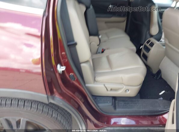 5FNYF5H20NB018155 2022 HONDA PILOT Burgundy VIN կոդի պիտակի տեսք