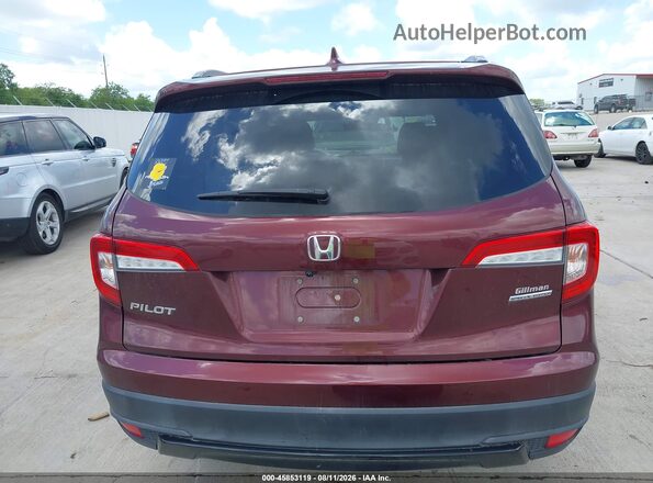 5FNYF5H20NB018155 2022 HONDA PILOT Burgundy 