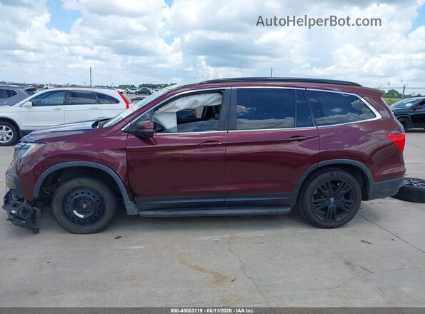 5FNYF5H20NB018155 2022 HONDA PILOT Burgundy Սալոնի 360 աստիճան տեսք