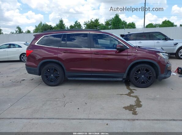 5FNYF5H20NB018155 2022 HONDA PILOT Burgundy Սալոնի հետևի տեսք