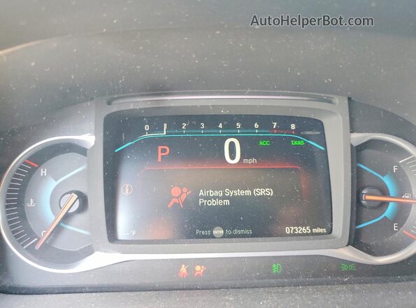 5FNYF5H21MB046576 2021 HONDA PILOT Gray ხელსაწყოთა პანელის ხედი