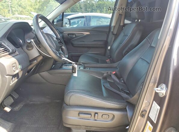 5FNYF5H21MB046576 2021 HONDA PILOT Gray წინა სალონის ხედი