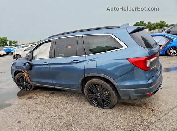 5FNYF5H21NB011327 2022 HONDA PILOT Blue Tył lewy