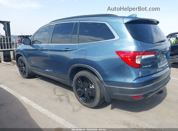 5FNYF5H22NB019114 2022 HONDA PILOT Синий Задняя левая четверть