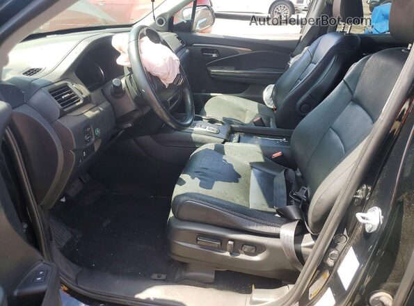5FNYF5H24NB030342 2022 HONDA PILOT Черный Вид салона спереди