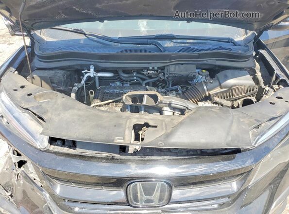 5FNYF5H24NB030342 2022 HONDA PILOT Черный Вид подкапотного пространства