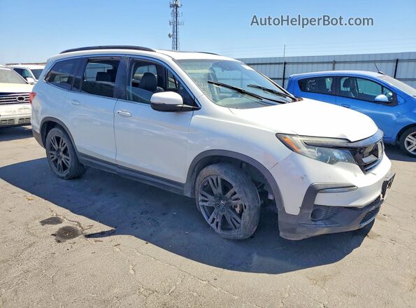 5FNYF5H25MB042689 2021 HONDA PILOT Белый Передняя правая четверть