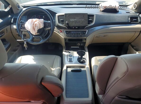 5FNYF5H26NB034456 2022 HONDA PILOT Maroon Widok deski rozdzielczej