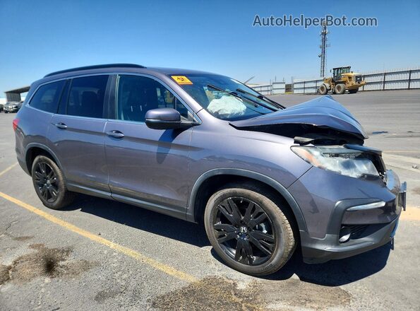 5FNYF5H2XMB027041 2021 HONDA PILOT Серый Передняя правая четверть