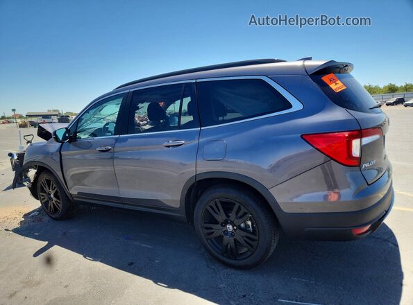 5FNYF5H2XMB027041 2021 HONDA PILOT Серый Задняя левая четверть