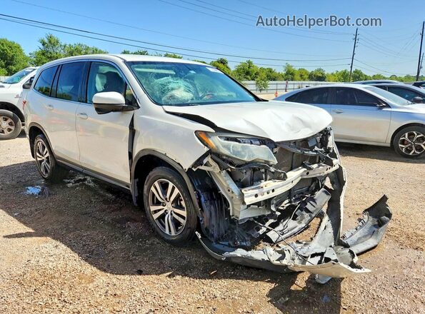 5FNYF5H30JB003416 2018 HONDA PILOT White Delantero derecho