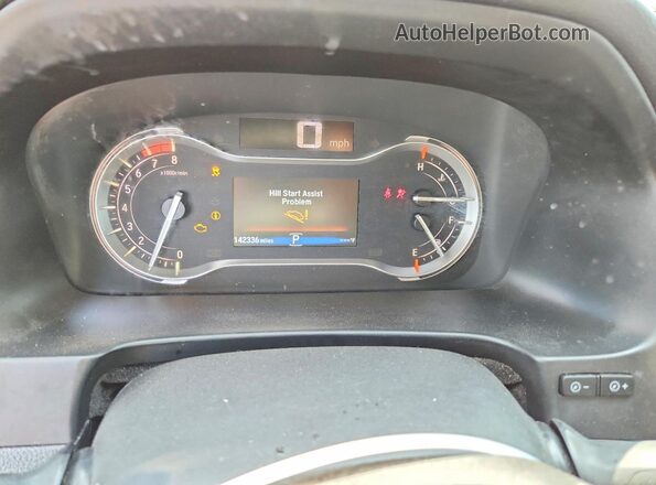 5FNYF5H30JB003416 2018 HONDA PILOT White Vista del cuadro de instrumentos