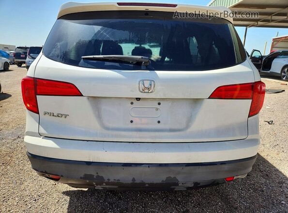 5FNYF5H30JB003416 2018 HONDA PILOT White Vista trasera