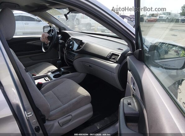 5FNYF5H32KB025838 2019 HONDA PILOT Silver წინა სალონის ხედი